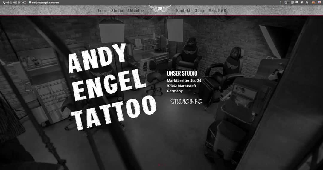 Portfolio Andy Engel Tattoo Studio Marktsteft