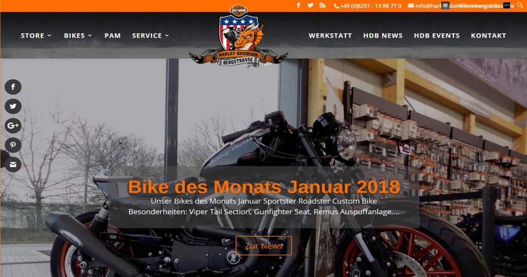 Portfolio Harley-Davidson Bergstrasse